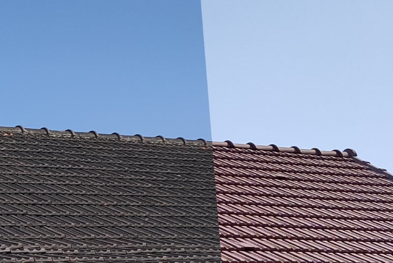 Renovation toiture avant apres