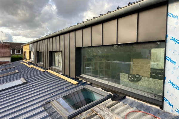 Bardage en zinc à Montigny-lès-Cormeilles