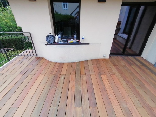 Finition de la toiture terrasse