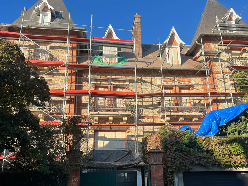 Prix de ravalement d'une façade meulière