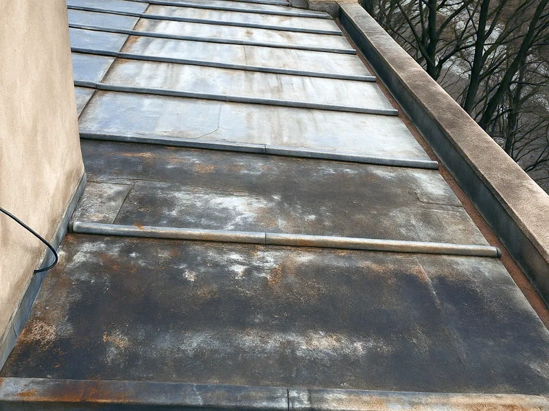 Signes d'usure d'un toit en zinc