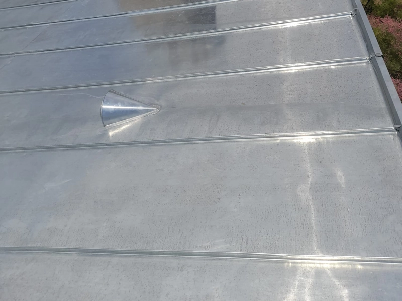 Toiture zinc joint debout