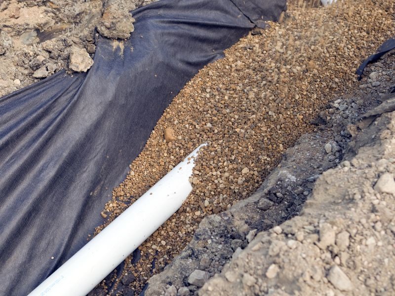 Entreprise de traitement de l'humidité Drainage d'une maison ancienne
