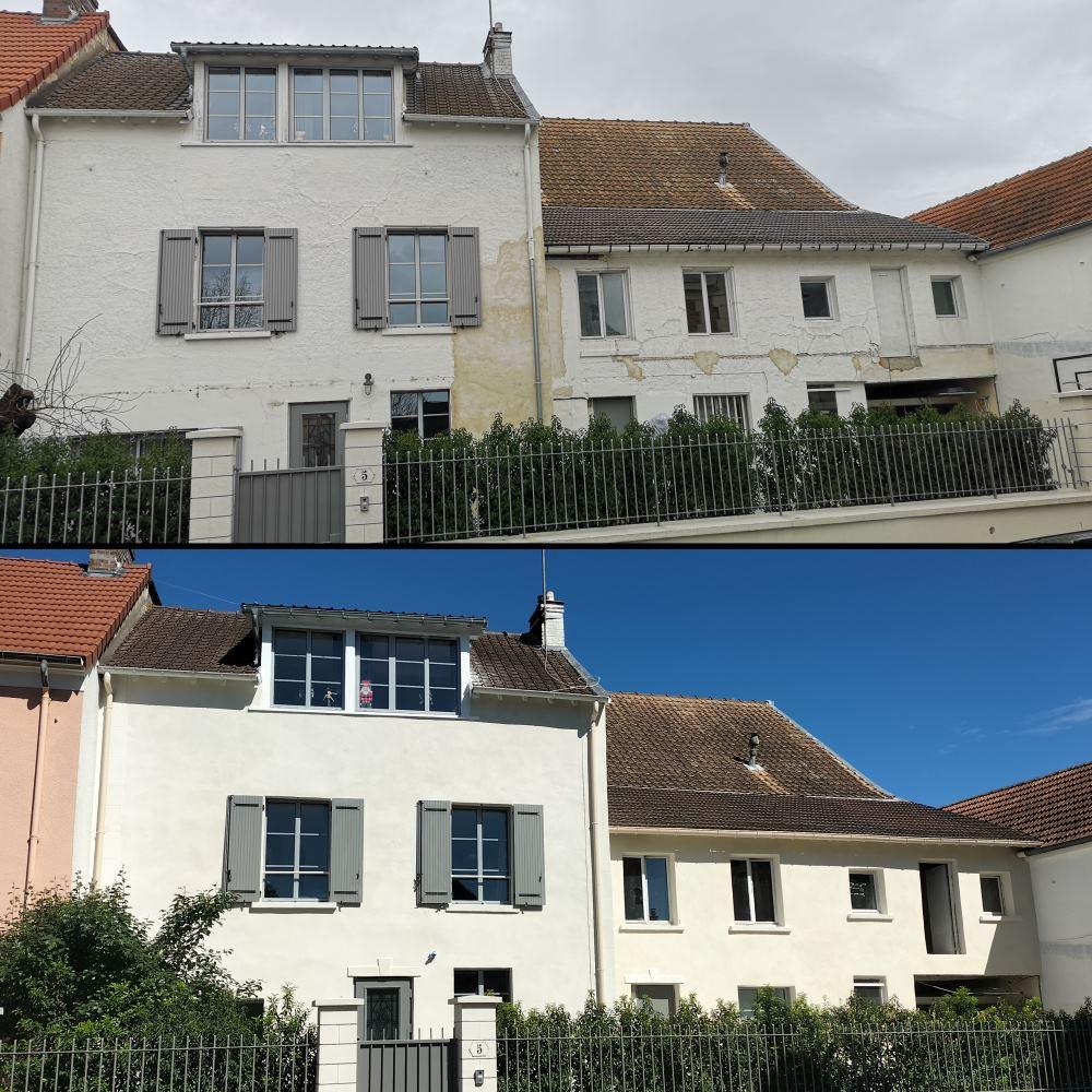 Ravalement de façade dans les Yvelines
