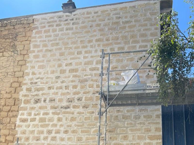 Rejointoiement d'une façade