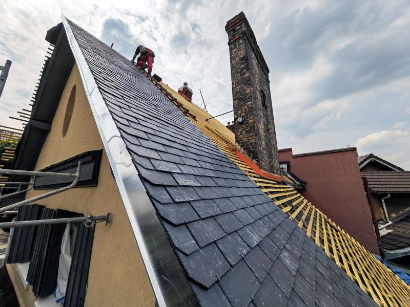 Nos toitures Rénovation d'une toiture en ardoise à Paris 19