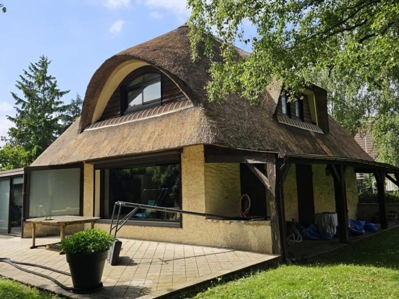 Toit de chaume : rénovation et pose Toit de chaume moderne
