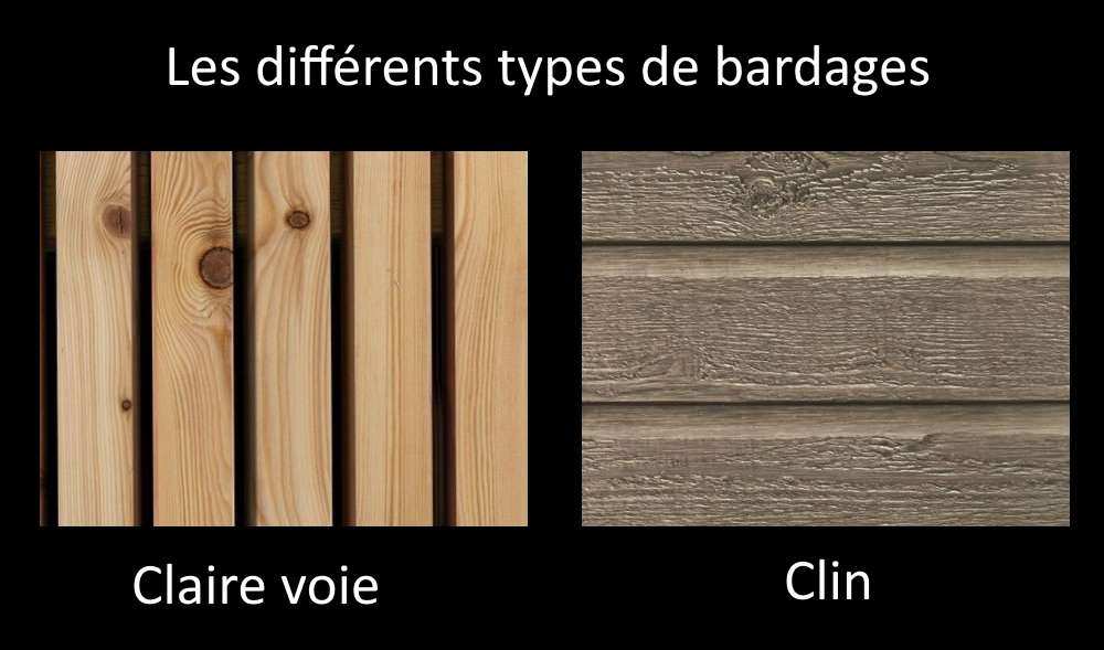 Bardage faux claire voie : principe et avantages Bardage claire voie ou bardage clin ?