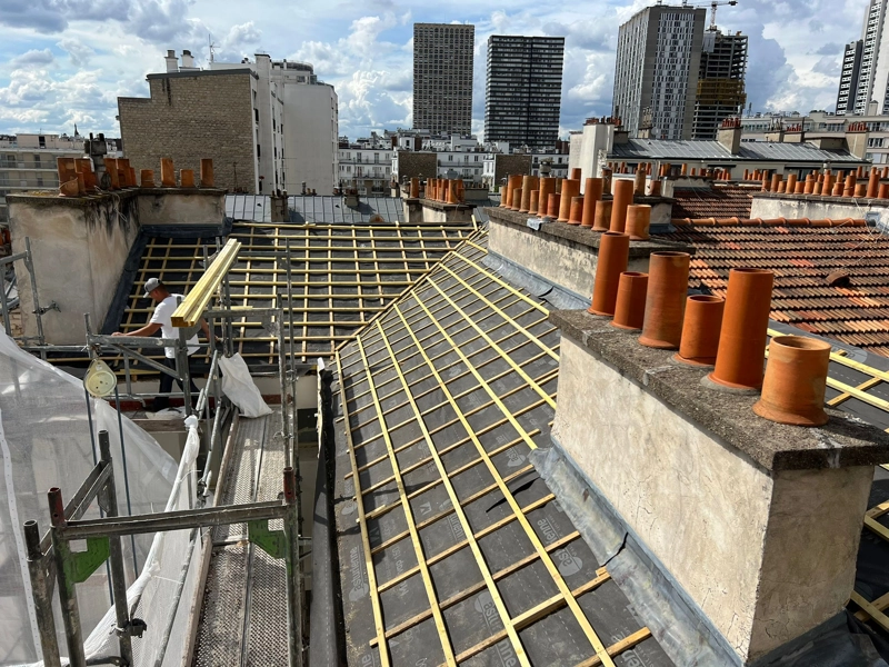 Prix d'une toiture au m2 : tarifs vérifiés Prix rénovation toiture au m2
