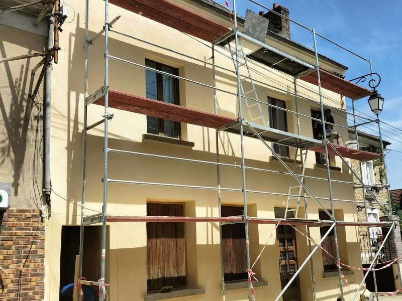Ravalement extérieur d'une façade