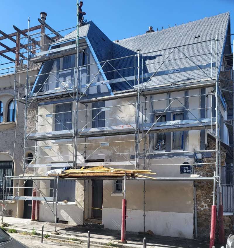 Renovation facade paris 19