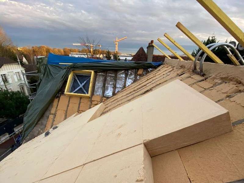 Isolation d'une toiture à Châtenay-Malabry