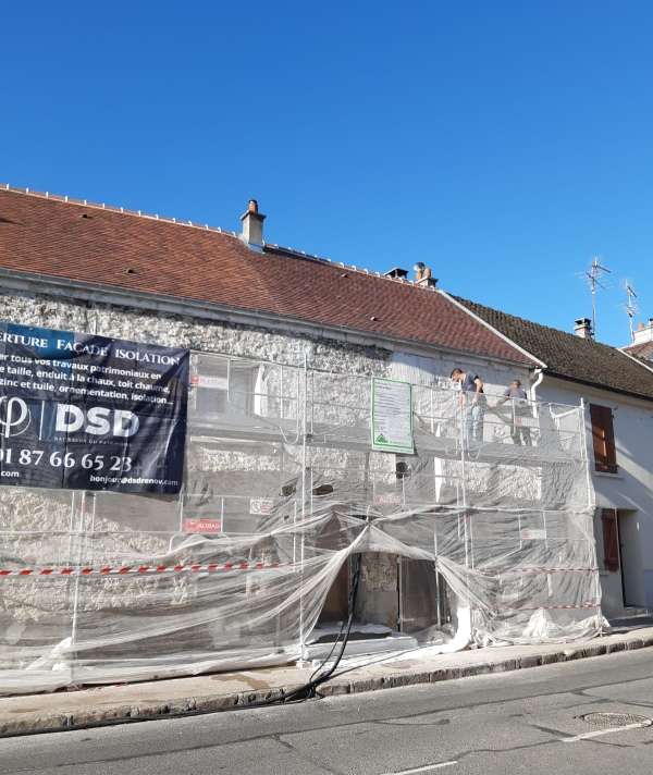 Restauration de facade seine et marne