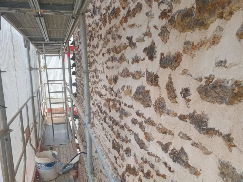 Joint de pierre à la chaux : tout comprendre Joints de chaux pour mur
