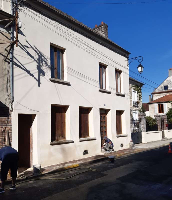 Restauration de facade a meaux