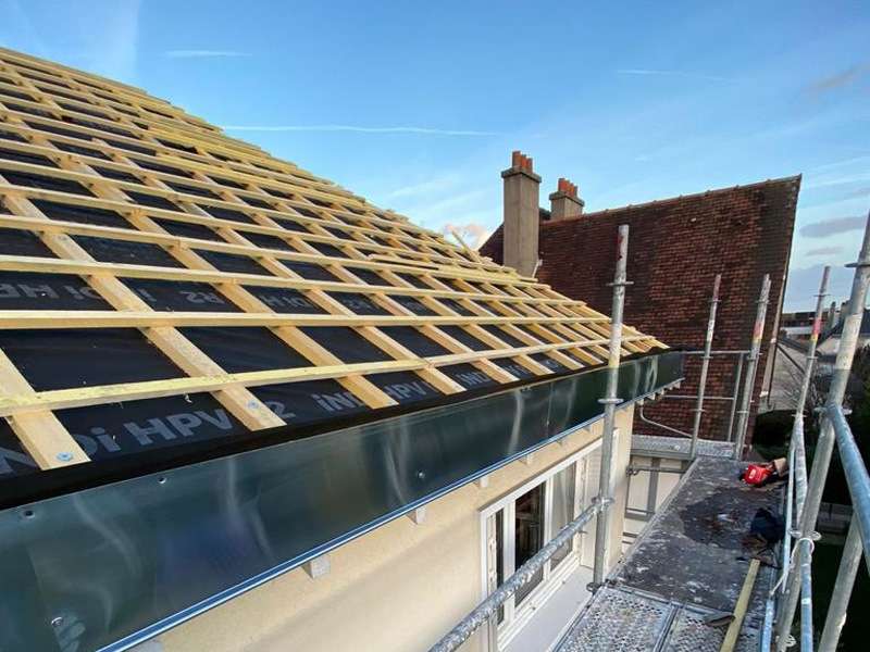 Etapes sarking fibre de bois