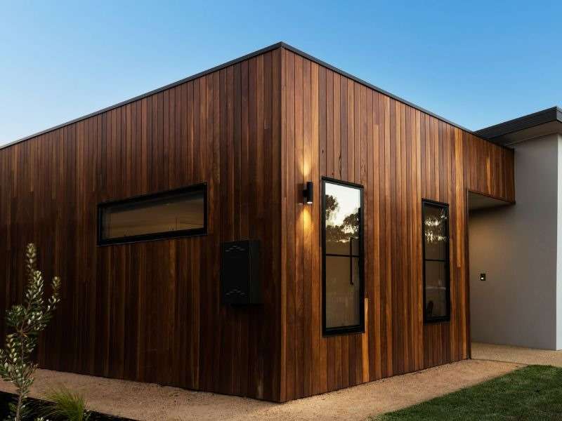 Habillage d'une façade de maison : quelles options ? Habillage de façade en bois