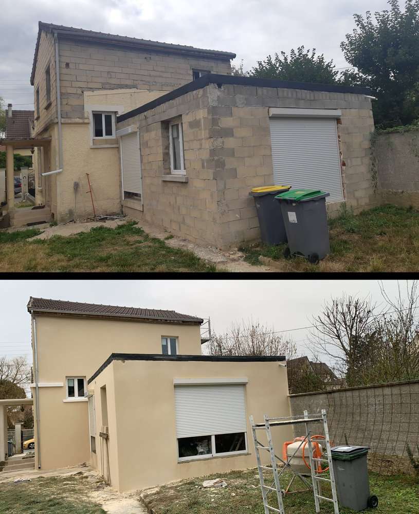 Façade de maison : le guide complet Ravalement 95 avant apres