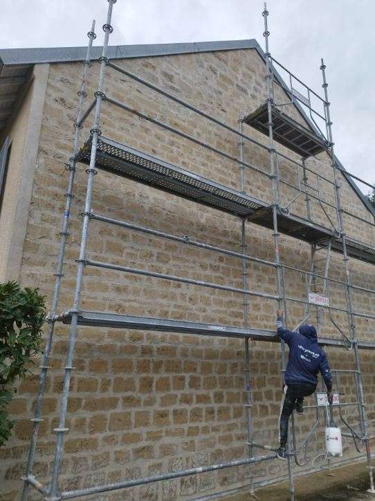 Renovation de mur en pierre yvelines
