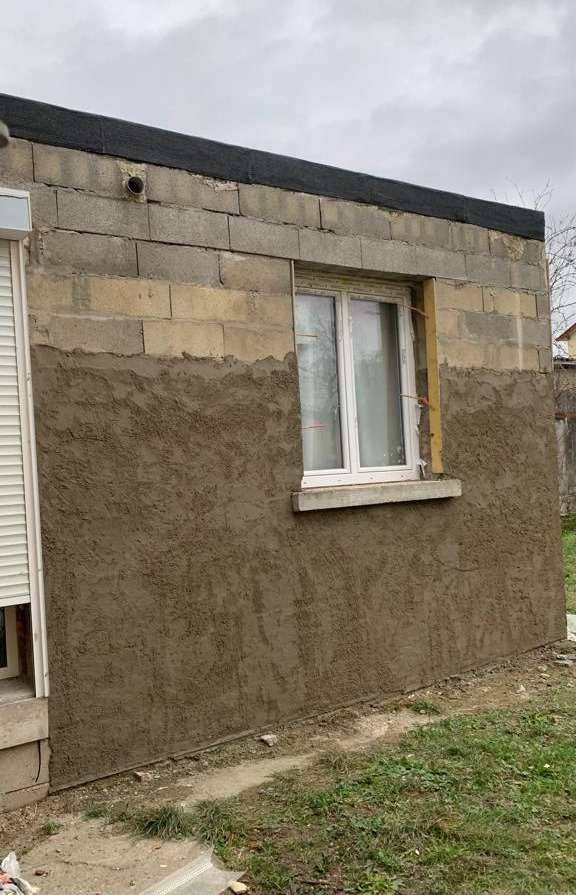 Renovation mur louvres