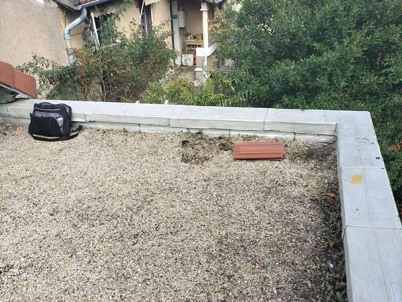 Étanchéité d'une toiture terrasse en Île-de-France Relevé d'étanchéité de toiture-terrasse