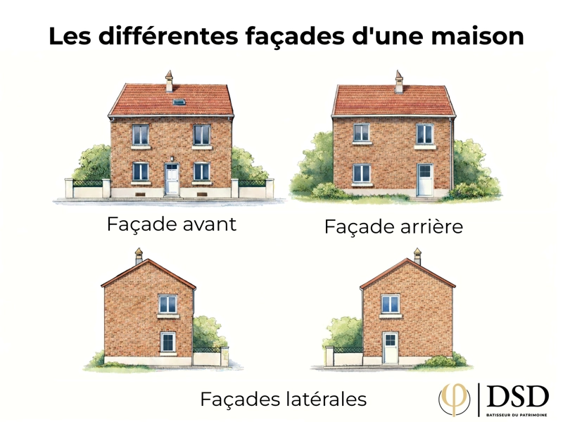 Les types de façade : définition, rôle et rénovation Définition façade