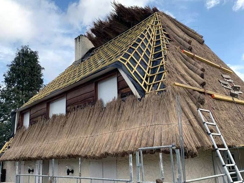 Toiture écologique : quel revêtement choisir ? Toiture en chaume