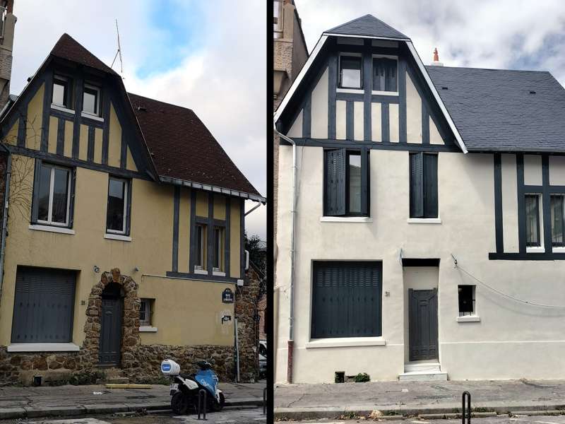 Rénovation extérieure d'une maison