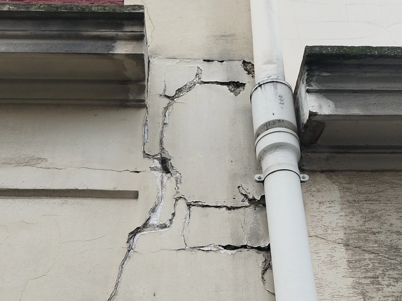 Fissures en façade