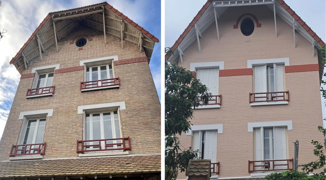 ITE en brique : isoler les murs en brique par l'extérieur Peinture isolante extérieure brique