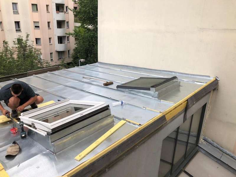 Entreprise toiture zinc paris