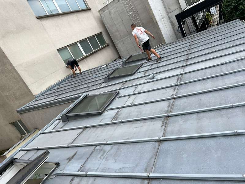 Renovation couverture zinc paris