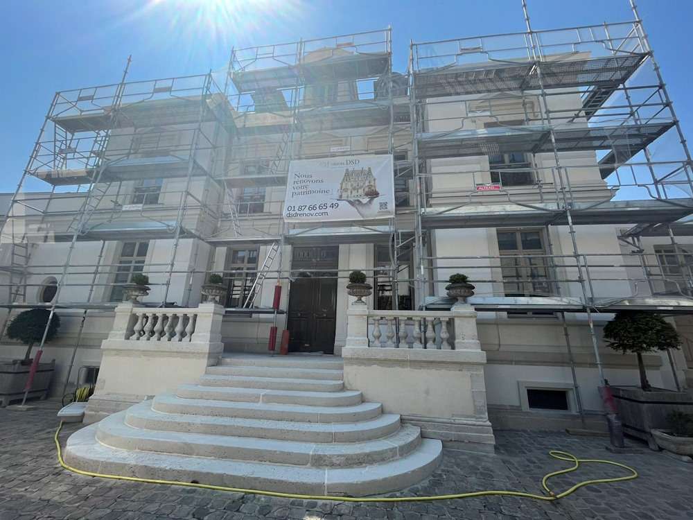 Restauration de facade maison de maitre