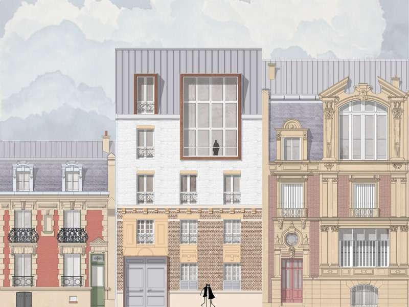 Surélévation de maison ancienne