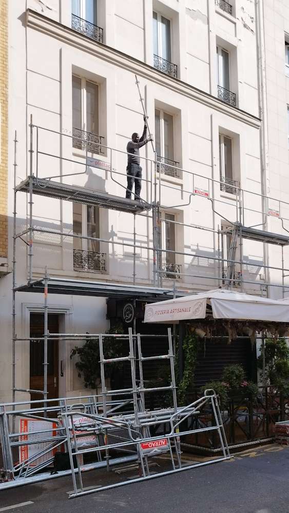 Pose echafaudage levallois perret