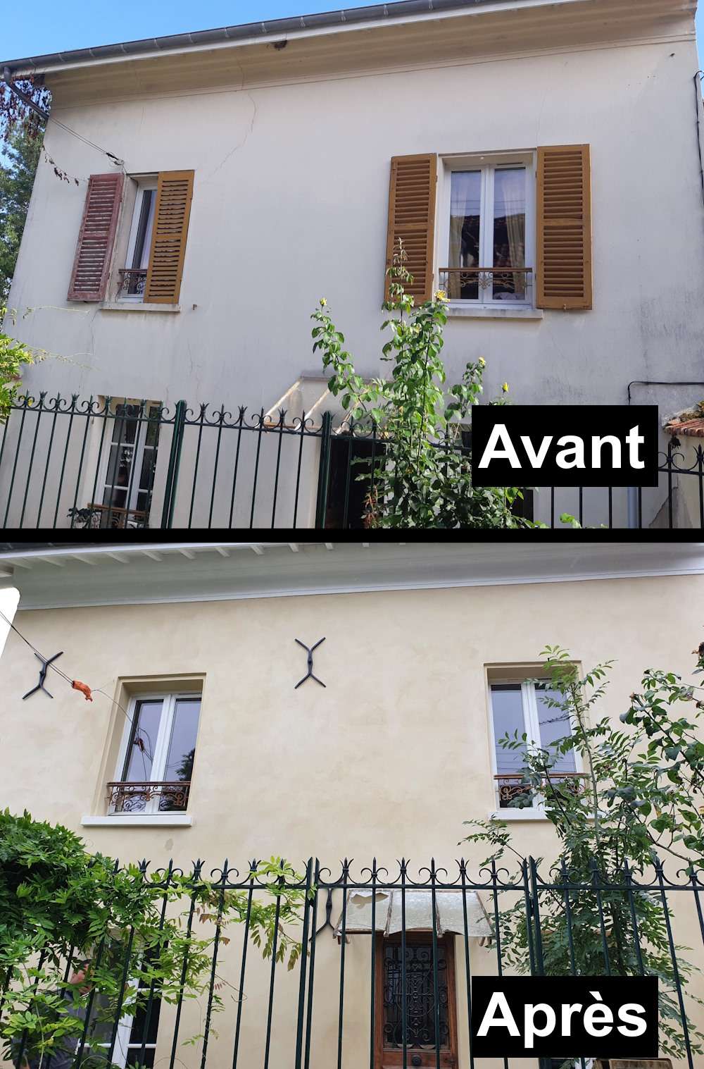 Guide du ravalement de façade Ravalement de facade yvelines avant apres