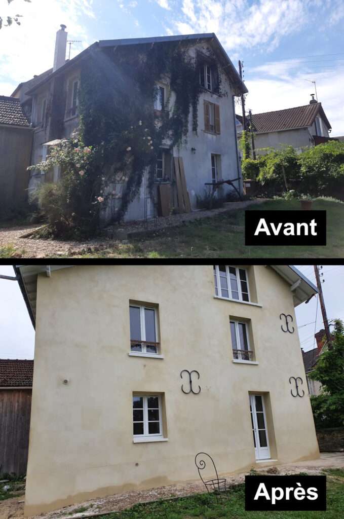 Ravalement yvelines avant apres
