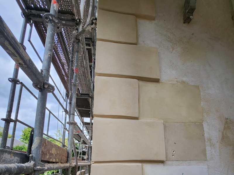 Chaînage d'angle d'une façade : rôle et intérêt Chaînage d'angle façade