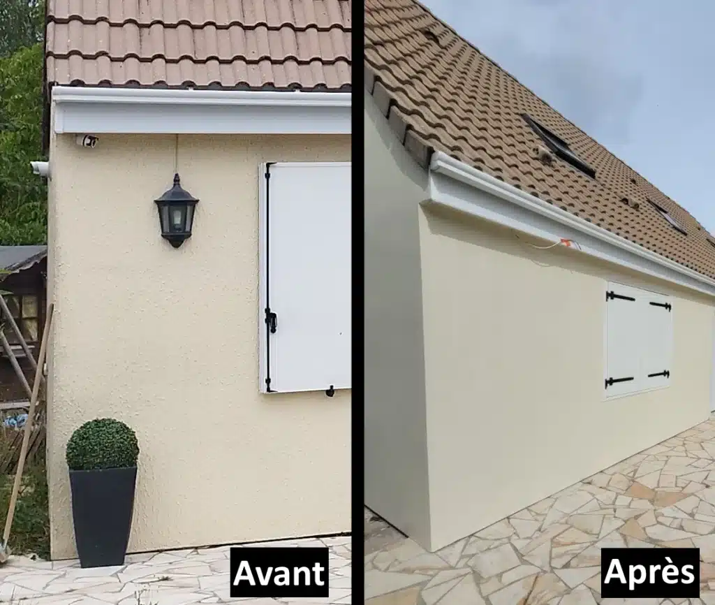 Ravalement de facade 95 avant apres