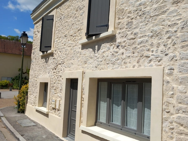 Ravalement de façade à Chavenay