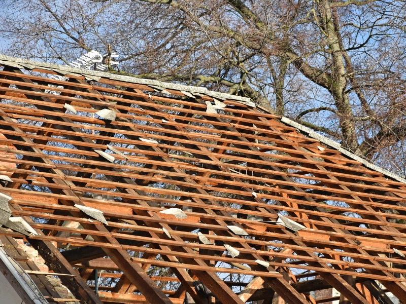 Démolition de toiture