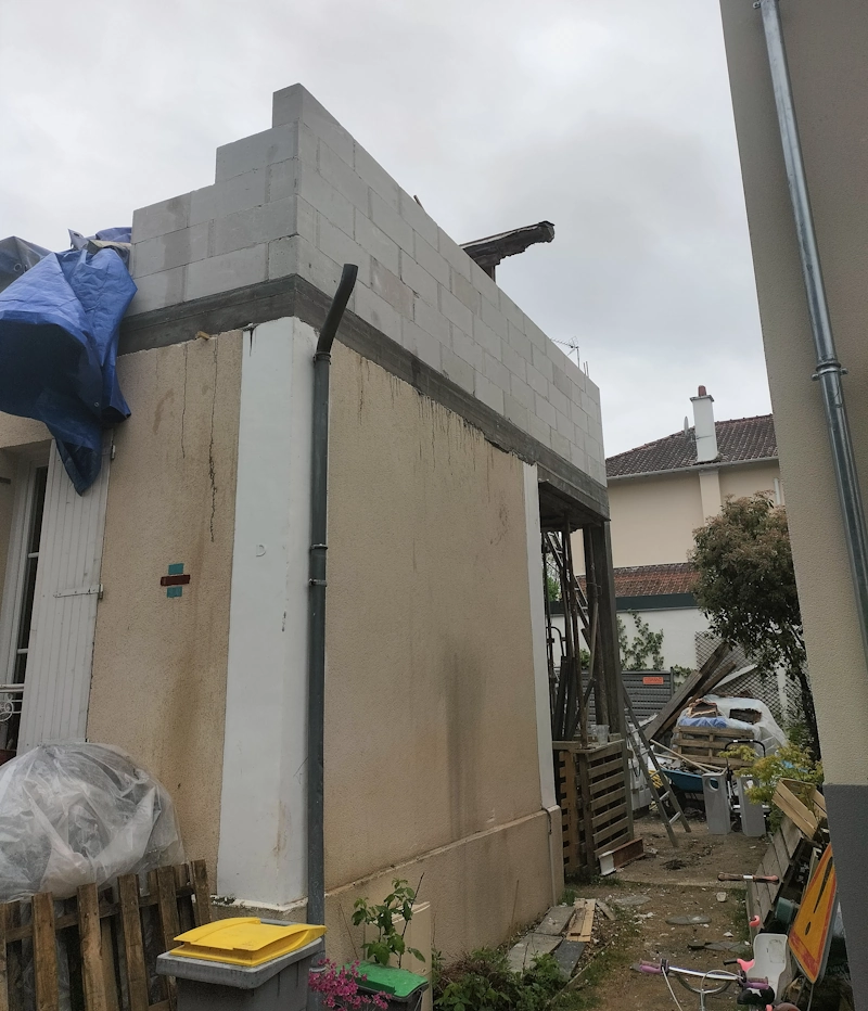 Surelevation maison chatou