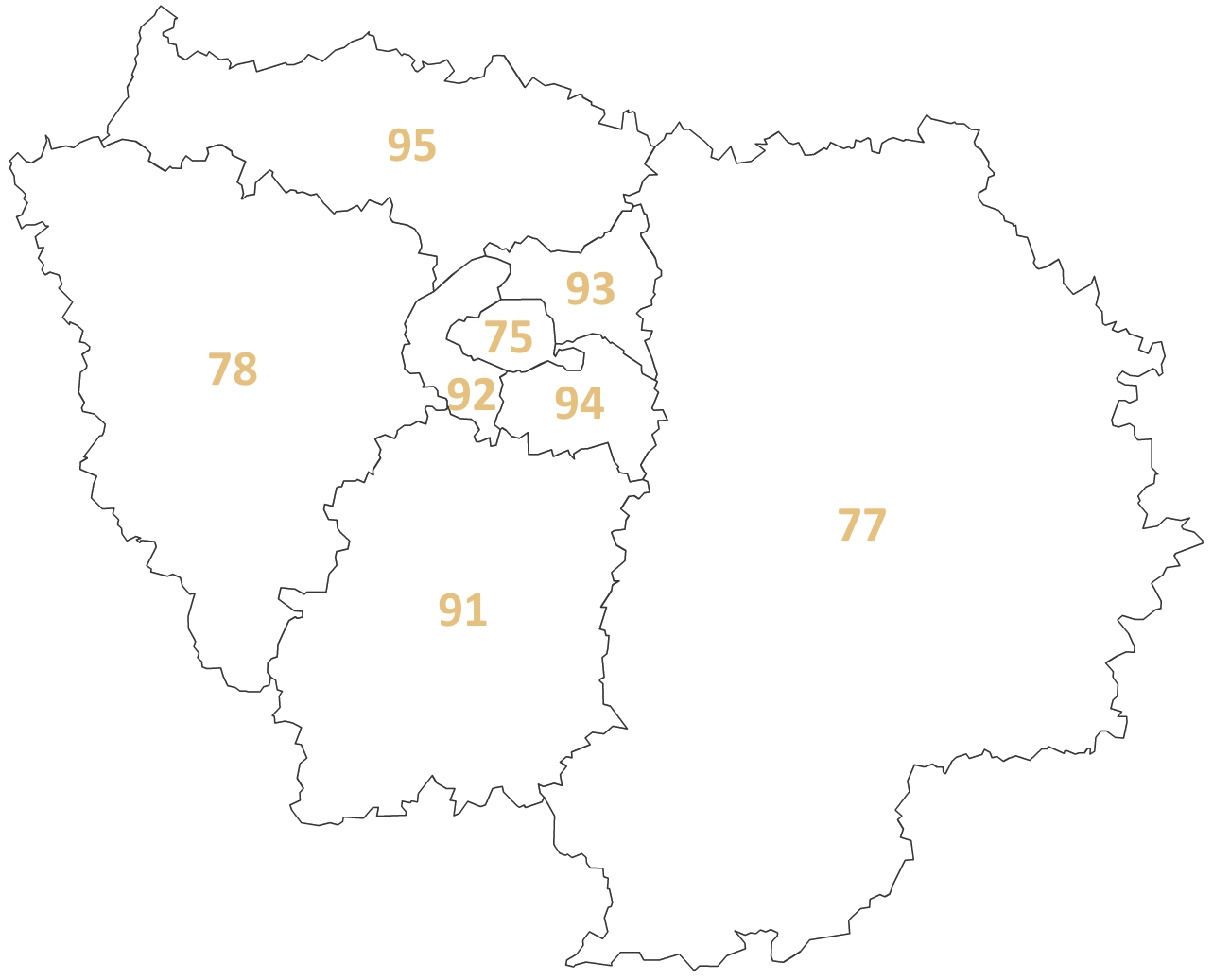 Carte idf