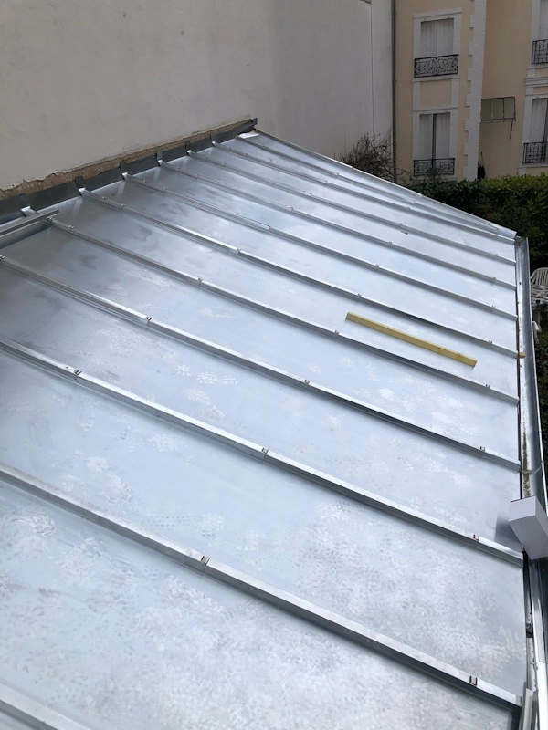 Pose toiture zinc val doise