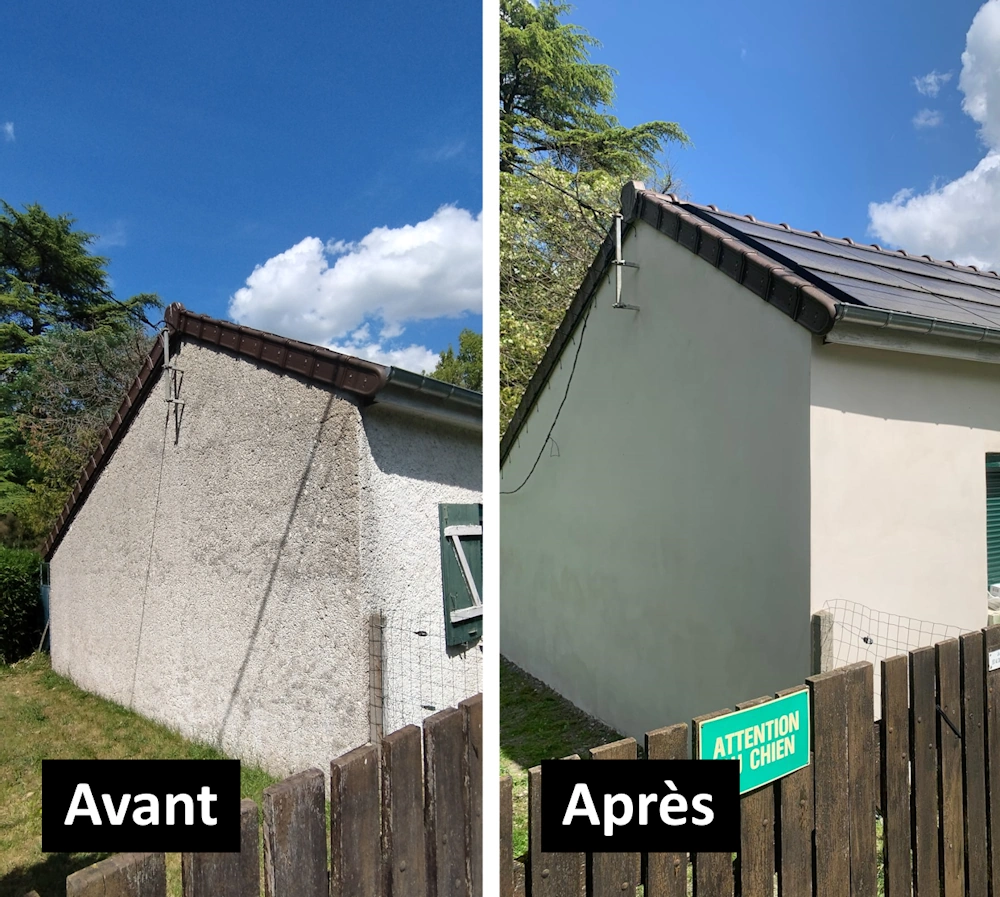 Ravalement de façade à Mantes-la-Jolie (78) avant après
