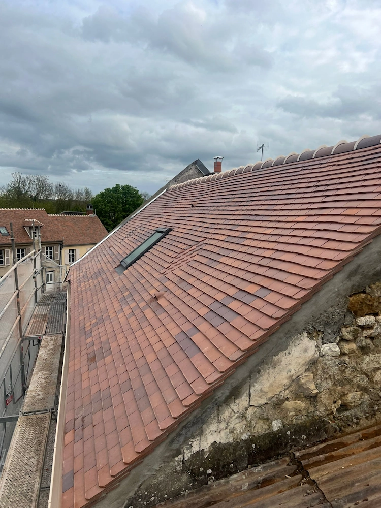 Renovation toiture a presles 95