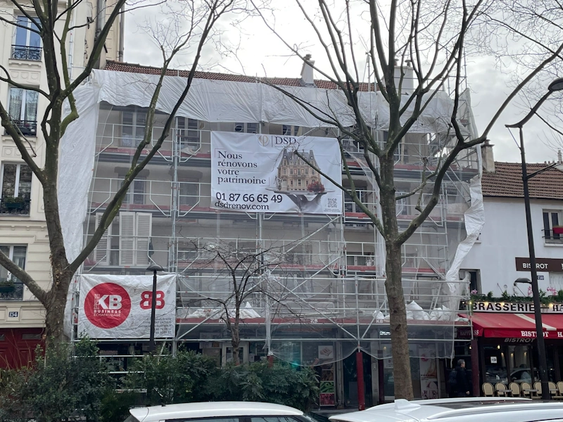 Societe de ravalement immeuble paris