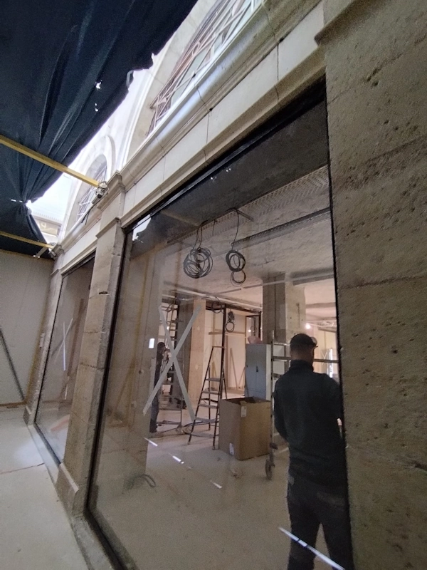 Chantier renovation facade paris