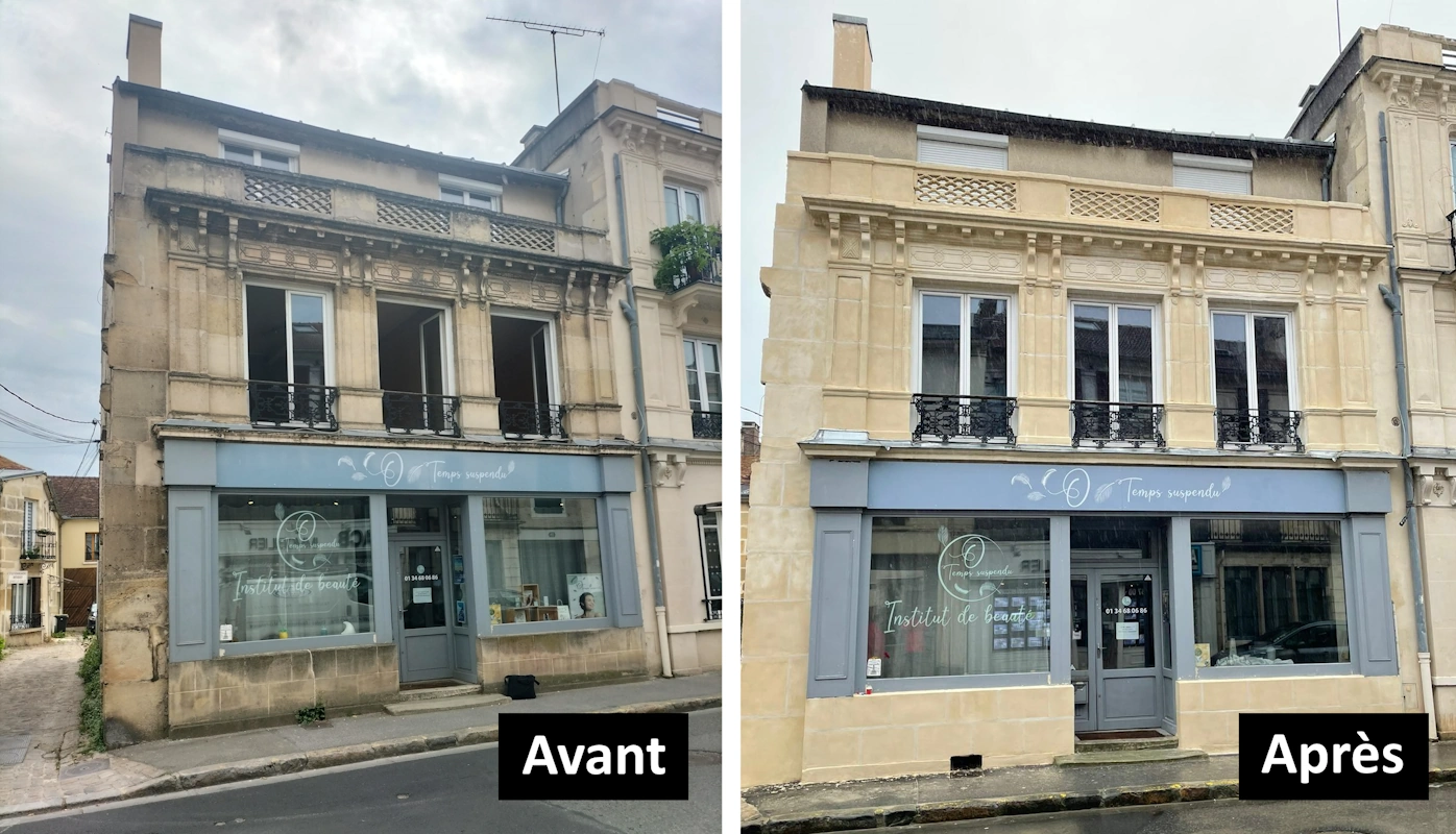 Nettoyage de la pierre de taille Nettoyage façade en pierre de taille