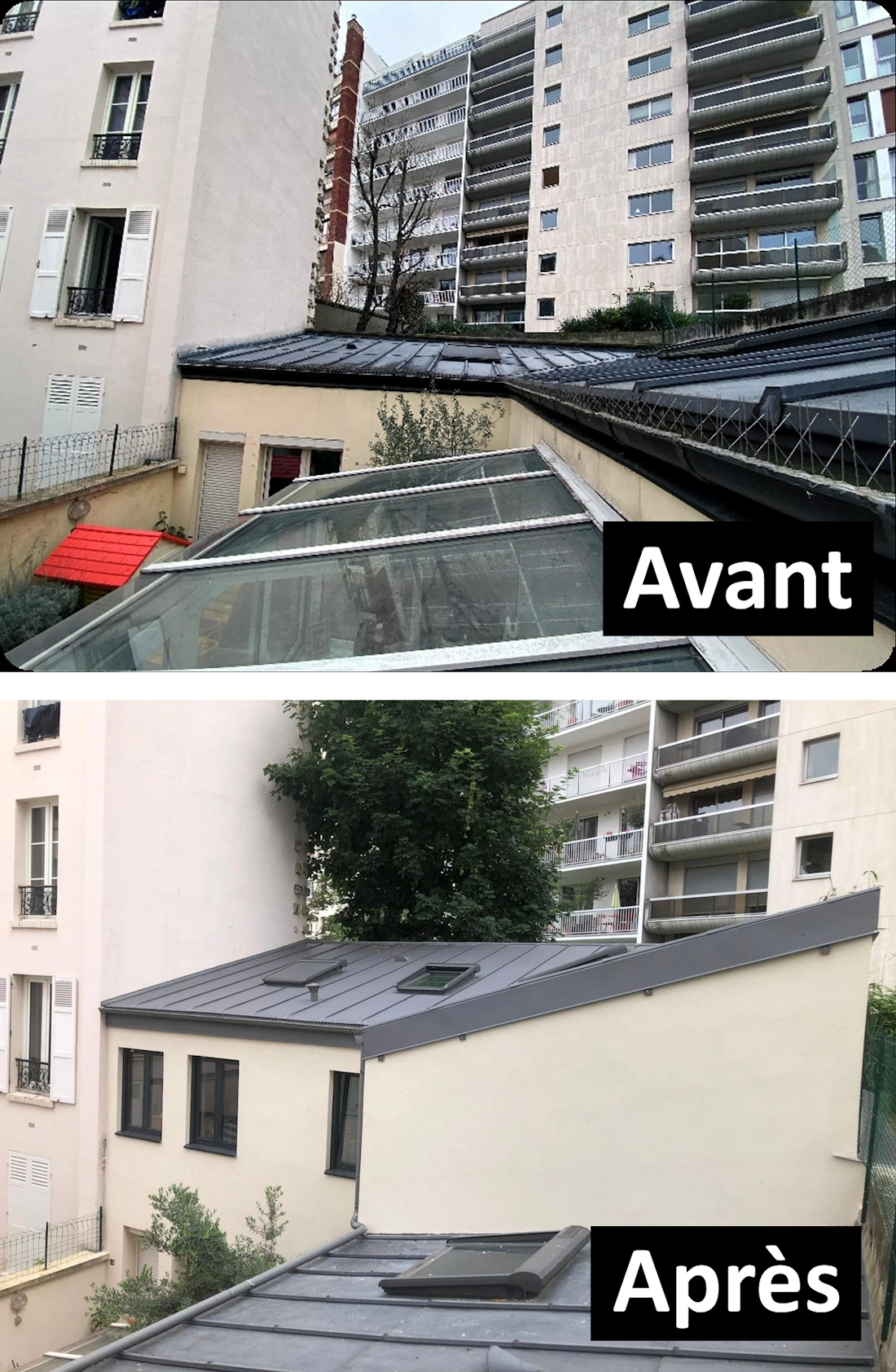 Surélévation de maison à Paris